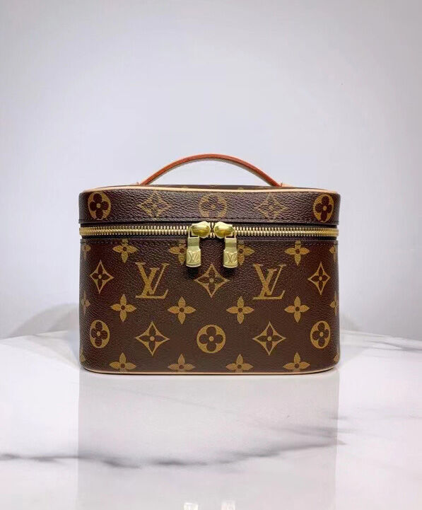 Louis Vuitton NICE mini cosmetic bag Brown